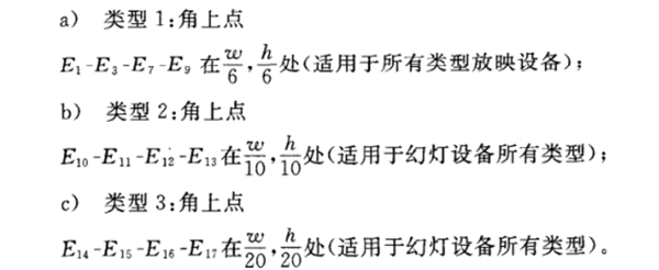 室内放映幻灯、投影放映设备银幕照度的测定方法2